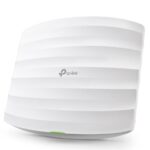 TP-LINK ACCESS POINT AC1350, WIRELESS INDOOR POE, DUAL BAND, 1X GIGABIT PORT (POE), 3 X INTERNAL ANTENNAS, MU-MIMO, BAND STEERING, LOAD BALANCE, CAPTIVE PORTAL, OMADA APP, CEILING OR WALLMOUNT