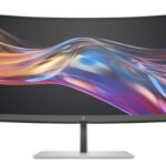 HP MONITOR 37.5'', S7 PRO 738PU BUSINESS CURVED, G, IPS BLACK, 4K WQHD+ 3840x1600 60Hz, 21:9, 5MS, 400 NITS, SPEAKERS, HEIGHT ADJUSTABLE, SWIVEL, TILT, HDMI, DISPLAY PORT, THUNDERBOLT WITH USB-C 100W POWER, LAN, 3YW, BLACK/SILVER