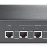 TP-LINK ROUTER, MULTI-WAN LOAD BALANCE, 1 FIXED 10/100MBPS WAN PORT + 3 CONFIGURABLE 10/100MBPS WAN/LAN PORTS + 1 FIXED 10/100MBPS LAN PORT, 1U 13-INCH RACK-MOUNTABLE STEEL CASE, 30000 CONCURRENT SESSIONS, LOAD BALANCE