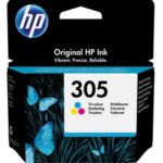 HP INK CARTRIDGE COLOR, HP 305, FOR PRINTERS 2130, 2710, 2720, 2320, 4120, 2721e, 2710e, 2720e, 4120e, 4130e, 6010e, 6020e, 6420e - 100 PAGES