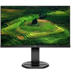 PHILIPS MONITOR 23.8'', BUSINESS, C, IPS, FHD 1920 X 1080, 5MS, SPEAKERS, 250CD/M2, TILT, PIVOT, SWIVEL, HEIGHT ADJUSTABLE, VGA, DVI-D, HDMI, DP, 3YW, BLACK