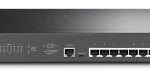 TP-LINK SWITCH 8PORTS 2.5 GIGABIT LAN PORTS PoE+, 2-PORTS 10GE SFP, JETSTREAM, 240W, MANAGED, QOS, L2+, L2 MULTICAST, L3, VLAN, IPV6, MIBs, ACCESS CONTROL LIST, RACKMOUNT, UK PLUG