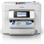 EPSON PRINTER ALL IN ONE INKJET COLOR BUSINESS WF-C4810DTWF A4, 2 TRAYS, PRINT, SCAN, COPY, FAX, 16PPM BLACK 9PPM COLOR, 4.800 X 2.400 DPI, USB, WiFi, WiFi DIRECT, LAN, WHITE