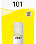 EPSON INK BOTTLE YELLOW 101, 1 x 70.0 ml, 6K PAGES, FOR ITS 4 CLR, L4150, L4160, L6160, L6170, L6190, L14150, L6276, L4266, L4260, L6260, L6270, L6290