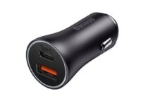 Baseus Golden Contactor Max Car Charger U+C 60W Dark Gray