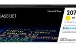 HP TONER YELLOW, HP 207A, FOR PRINTERS COLOR LASERJET PRO M255DW, M282NW, M283FDN, M283FDW - 1.250 PAGES