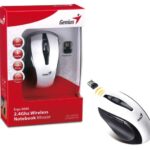 GENIUS MOUSE WIRELESS ERGO 9000, 2.4GHz, 5-BUTTON, BLUEEYE, 1200 DPI, USB PICO RECEIVER, ERGONOMIC, WHITE