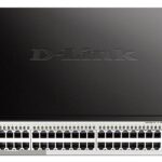 DLINK SWITCH 48PORT POE+, 48X 370W PoE BUDGET GIGABIT LAN PORTS, 4X GIGABIT SFP PORTS, AUTOMATIC MDI / MDIX ON ALL PORTS