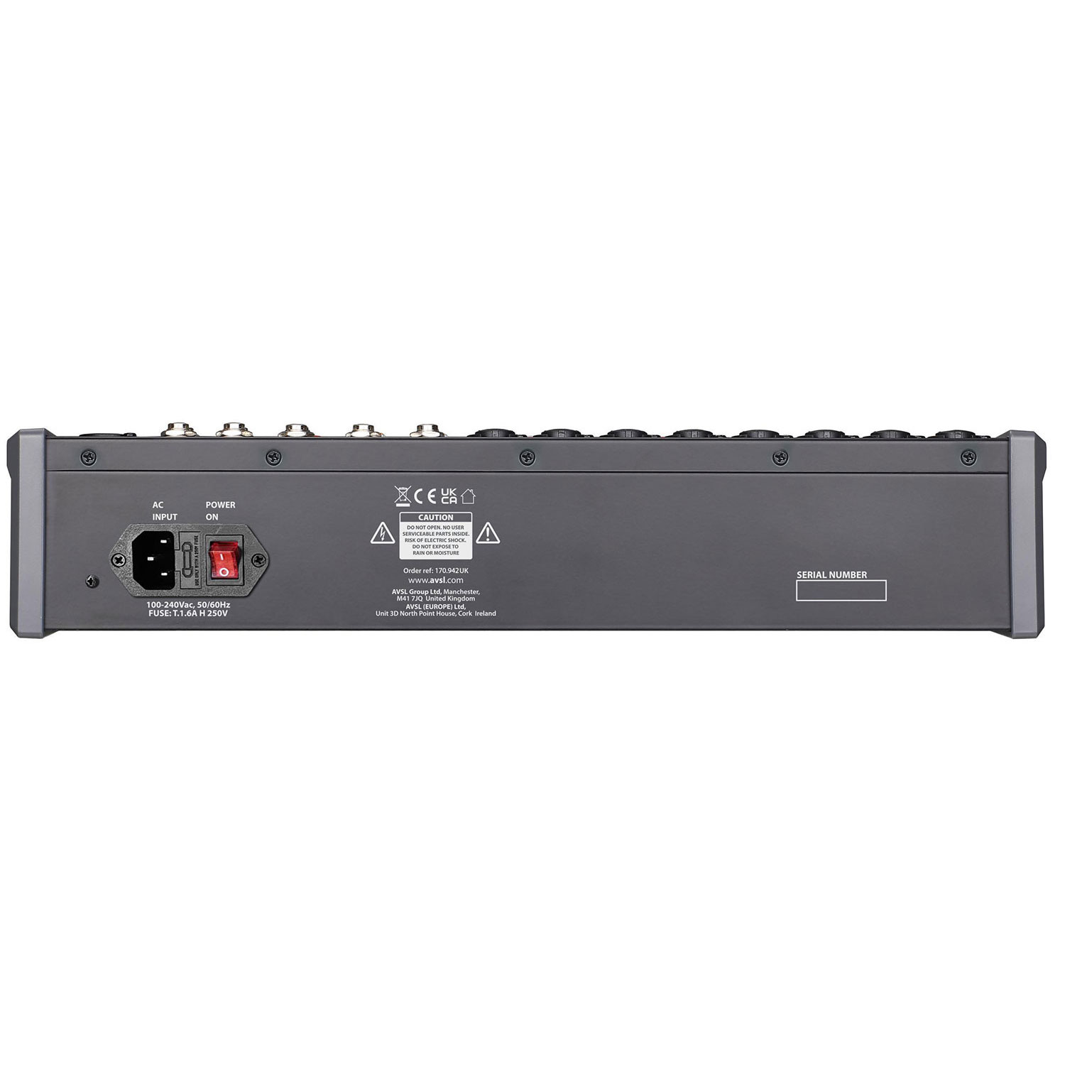 Citronic CMC-16 16ch Mixer Console with DSP USB Play-Record BT & PC Connectivity 170.942UK - Image 2