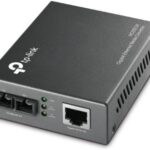 TP-LINK TRANCEIVER, 1000MBPS RJ45 TO 1000MBPS MULTI-MODE SC FIBER CONVERTER, FULL-DUPLEX, UP TO 550M, CHASSIS TL-MC1400 RACK-MOUNTABLE