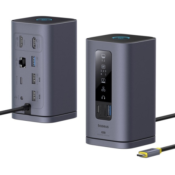 Baseus Spacemate Series 10-in-1 Docking Station Dual Display for MAC