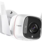 TP-LINK IP CAMERA OUTDOOR, WIRELESS 2.4GhZ, 3MP, 2 X EXTERNAL ANTENNAS, 1 X ETHERNET PORT, MOTION DETECTION AND NOTIFICATIONS, SOUND AND LIGHT ALARM, REMOTE CONTROL, TWO-WAY AUDIO, SHARING TO SOCIAL MEDIAS, VOICE CONTROL
