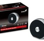 GENIUS SPEAKERS SP-900BT PORTABLE 2W RMS, BLUETOOTH 3.0, WIRELESS RANGE UP TO 10M, BUILT-IN MIC FOR VOICE CONFERENCE, LITHIUM BATTERY, USB CHARGE, AUX-IN JACK, BLACK
