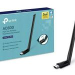 TP-LINK WIRELESS ADAPTER, DUAL BAND, AC600, USB 2.0, 5DBI ANTENNA, WEP, WPA/WPA2, WPA-PSK/WPA2-PSK, BLACK