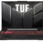 ASUS NOTEBOOK TUF A16 GAMING, FA607NUG-RL130W, AMD RYZEN 7 7445HS 3.2-4.7GHz/22MB, 6C, 16GB, 1TB PCIe4 NVMe M.2, NVIDIA GEFORCE RTX 4050 6GB, 16''FHD+ 144Hz 300NITS, RGB, WIFI6, BT, LAN, USB4, USB-A, USB-C, HDMI, WIN 11 HOME, 2YW, MECHA GRAY