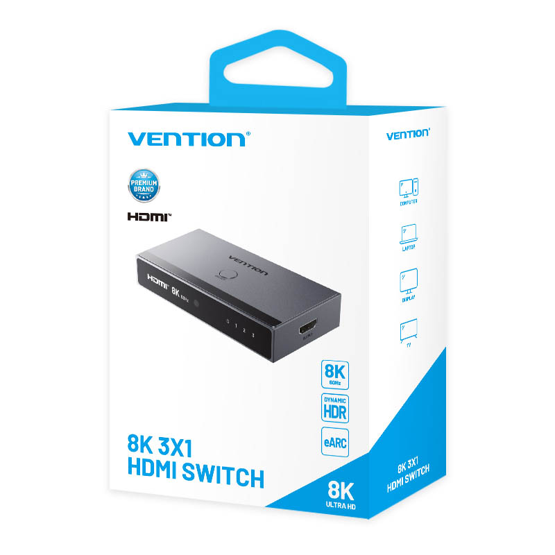 Vention HDMI Switch 3-Port 8K 2.1 w/Remote Control AKRH0 - Image 19