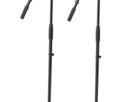 Chord Microphone Stand w/Adjust Boom Arm (Set of 2 + Carry Case) 181.061UK