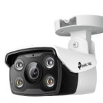 TP-LINK NETWORK CAMERA OUTDOOR BULLET VIGI, 3MP, 24H FULL-COLOR, IR NIGHT VISION, 6mm FIXED LENS, SMART DETECTION, ACTIVE DEFENSE, REMOTE MONITORING, SMART VIDEO CODING, MIC, SPEAKERS, MICRO SD, LAN, PoE/12V DC, WATERPROOF, 2YW