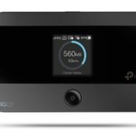 TP-LINK ROUTER WIRELESS 4G LTE MOBILE WI-FI, 2000mAh BATTERY, 1 SIM CARD SLOT, 1 MICRO USB, INTERNAL ANTENNA, BLACK
