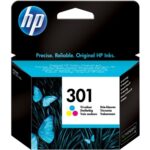 HP INK CARTRIDGE COLOR, HP 301, FOR PRINTERS 1050, 2050 SERIES, 1510 - 165 PAGES