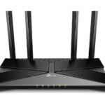 TP-LINK ROUTER WIRELESS AX3000 DUAL BAND, 4 X GIGABIT LAN PORTS, 1 X GIGABIT WLAN PORT, 4 X EXTERNAL ANTENNAS, USB 3.0, OFDMA, DFS, MU-MIMO, QOS, WPS/ WIFI/ RESET/ ON/OFF BUTTON, ROUTER/AP MODE, WPA/WPA2/WPA3, BLACK