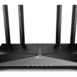 TP-LINK ROUTER WIRELESS AX1800 DUAL BAND, 4 X GIGABIT LAN PORTS, 1 X GIGABIT WLAN PORT, 4 X EXTERNAL ANTENNAS, OFDMA, MU-MIMO, QOS, WPS/ WIFI/ RESET/ ON/OFF BUTTON, ROUTER/AP MODE, WPA/WPA2/WPA3, BLAC