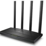 TP-LINK ROUTER WIRELESS AC1900 DUAL BAND, 4 X GIGABIT LAN PORTS, 1 X GIGABIT WLAN PORT, 4 X EXTERNAL ANTENNAS, 3 X MU-MIMO, QOS, PARENTAL CONTROL, WPS/ WIFI/ RESET/ ON/OFF BUTTON, ROUTER/AP MODE, WPA/WPA2/WPA3, BLACK