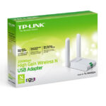 TP-LINK WIRELESS ADAPTER, N300, USB 2.0, DUAL ANTENNAS, SUPPORT 64/128 bit WEP, WPA-PSK/WPA2-PSK, 1.5M USB CABLE, WHITE