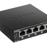 DLINK SWITCH 5PORT PoE, GIGABIT 4x PoE BUDGET 60W, LAYER 2, UNMANAGED, PLUG & PLAY, AUTO MDI/MDIX, DESKTOP