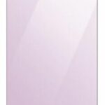 SAMSUNG DOOR PANEL BOTTOM GLASS FOR REFRIGERATORS BESPOKE 1.85M, GLAM LAVENDER