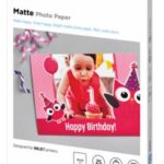 HP PAPER PHOTO MATTE, 180GR A6, 10X15 CM, 25 SHEETS, FOR HP INKJET PRINTERS