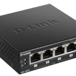 DLINK SWITCH 5PORT PoE, GIGABIT 4x PoE BUDGET 60W, LAYER 2, UNMANAGED, PLUG & PLAY, AUTO MDI/MDIX, DESKTOP