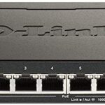 DLINK SWITCH 8PORT PoE GIGABIT LAN PORTS, PoE BUDGET 64W, EASY SMART MANAGED L2, VLAN, AUTO MDI/MDIX, METAL CASE, FANLESS, DESKTOP, 5YW