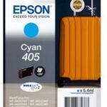 EPSON INK CARTRIDGE CYAN 405 DURABRITE ULTRA INK, 1 x 5.4 ml, 300 PAGES, FOR WF-3820, WF3825, WF-4820, WF-4825, WF-4830, WF-7830, WF-7835, WF-7840