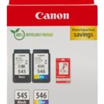 CANON INK CARTRIDGE PG-545/CL-546 MULTIPACK FOR MG2450, MG2551S, MG2550, MG2950, MX495, MG2550S, MG3050, TS305, TS3450