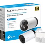TP-LINK IP 1- CAMERA SYSTEM, SMART WIRE-FREE SECURITY CAMERA, 1-CAMERA SYSTEM, 2K, QHD, 180-DAY BATTERY LIFE, RECHARGEABLE BATTERIES, IP65, TWO WAY AUDIO