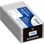 EPSON INK CARTRIDGE BLACK SJIC22P(K), FOR TM-C3500 LABEL PRINTER