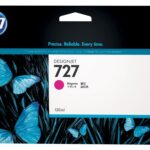 HP INK CARTRIDGE MAGENTA, HP 727, 130ML, FOR DESIGNJETS T920, T930, T1500, T1530, T2500, T2530 SERIES