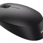 PHILIPS MOUSE, 4000 SERIES WIRELESS, SPK7407B 2.4GHZ WIRELESS, BLUETOOTH, SILENT DESIGN, 4 BUTTONS, WORK SMOOTHLY BETWEEN 3 DEVICES, BLACK