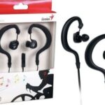 GENIUS EARPHONES HS-i250, IN LINE REMOTE CONTROL WITH MIC/VOLUME, NOISE ISOLATION, GOLD PLATED 3, 5MM JACK, CABLE LENTH 1.2M, BLACK