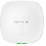 HPE ARUBA ACCESS POINT INSTANT ON AP21 WITH PSU, INDOOR, DUAL-BAND 802.11ax 2X2 2.4-5GHZ MIMO, SMART MESH, POE, 1GbE BASET UPLINK DC POWER CONNECTOR, CEILING/WALL MOUNT CLIP, 2YW