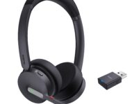 Yealink Headset Wireless Dual-Mode DECT/Bluetooth 3-Mic NC with DECT Dongle WH64 Hybrid Dual Teams