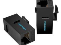 Vention NETWORK Keystone Jack CAT6 UTP Coupler Black IPGW0-5 (5-pack)