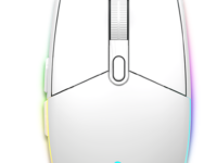 Armaggeddon Gaming Mouse Wired 12800CPI Silent RAVEN III SIGMA STEALTH White