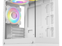 Armaggeddon Gaming Case M-ATX AQUARON DUPLEX 2 CHROMA White (3x Chroma Fans)