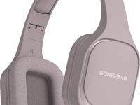 SonicGear Headphones Bluetooth Fabric + Foldable AIRPHONE 7 Mauve