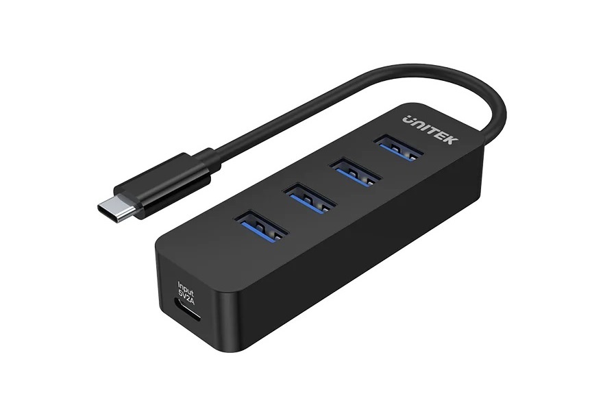 Unitek USB-C Hub 4xUSB-A with USB-C Power Port H1117B