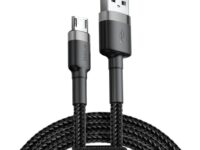 Baseus Cable MicroUSB to USB-A Cafule Braided 0.5m Blk-Gr