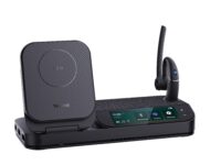 Yealink Headset Wireless Bluetooth 4-Mic NC with Speakerphone & Wireless Charger BH71 Workstation Teams