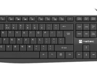 Natec NAUTILUS Wired Keyboard Black